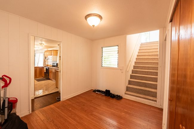 Additional storage/craft area leading to second story room/lanai @ 007 Kaapuni Loop in Hilo. | Image 17