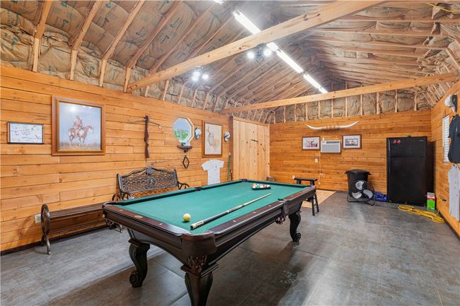 28x16 party barn, heated & cooled with laminate flooring and wood accent walls | Image 19