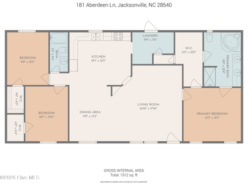 181 Aberdeen Ln, Jacksonville, NC, 28540-8429 | Card Image