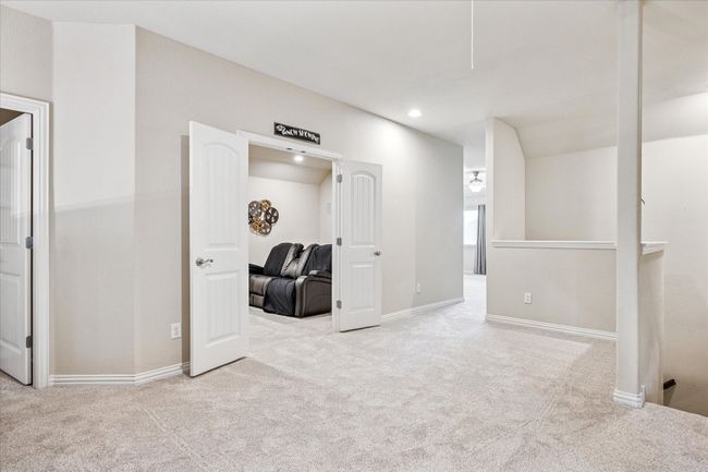 Spare room with carpet, recessed lighting, and baseboards | Image 23