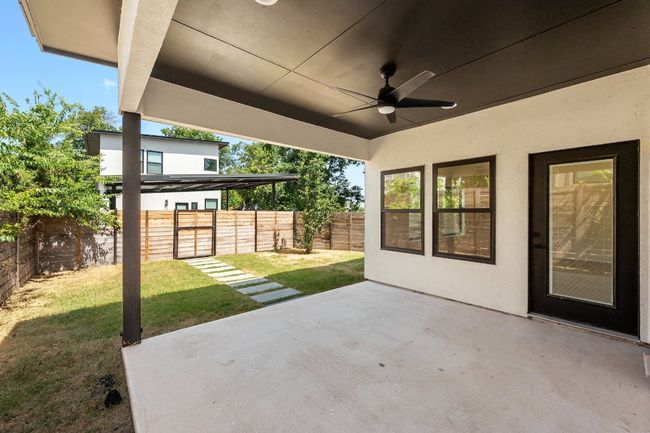 Large, covered patio overlooking your private yard | Image 27