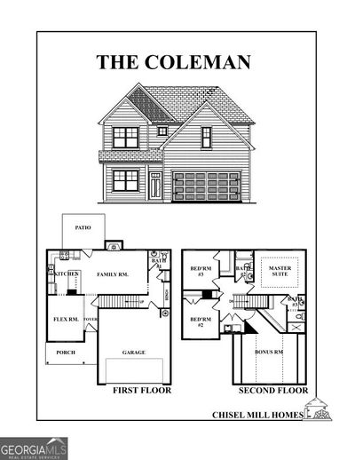 LOT-3 - 54 Charlie Fuller Rd, House other with 3 bedrooms, 2 bathrooms and 2 parking in Grantville GA | Image 2