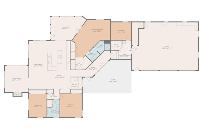 2217 Shady Lane Court, House other with 5 bedrooms, 2 bathrooms and null parking in Clarklake MI | Image 59