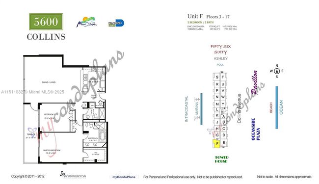 APT-16F - 5600 Collins Ave, Condo with 2 bedrooms, 2 bathrooms and null parking in Miami Beach FL | Image 44