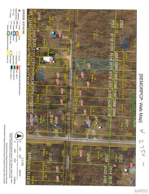 lot 3113 Quincy Dr, Bismarck, MO, 63624 | Card Image