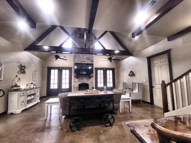 This is the view from the kitchen overlooking the family room | Image 8