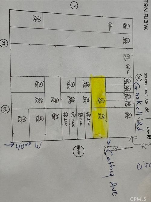 0 40th St West And Cathy Ave, Rosamond, CA, 93560 | Card Image