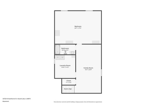 24725 W Hawthorne Dr, Round Lake, IL, 60073-1017 | Card Image