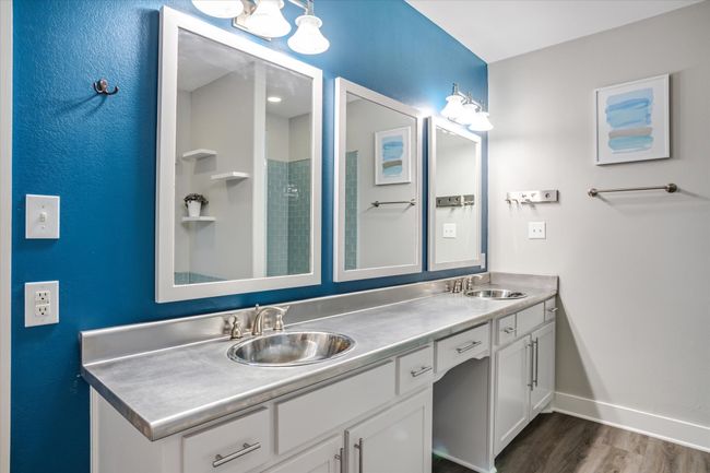 Bathroom with vanity and wood-type flooring | Image 11