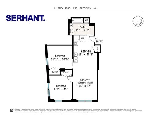 6d-1 Lenox Rd, Brooklyn, NY, 11226-8764 | Card Image