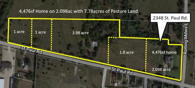 2348 Saint Paul Rd, House other with 4 bedrooms, 4 bathrooms and null parking in St. Paul TX | Image 5