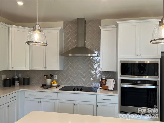 Convection Hood, Electric Stovetop, Wall Oven & Wall Microwave all included | Image 5