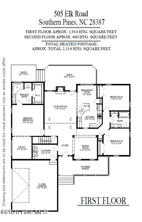 505 Elk Rd, Southern Pines, NC, 28387-7172 | Card Image