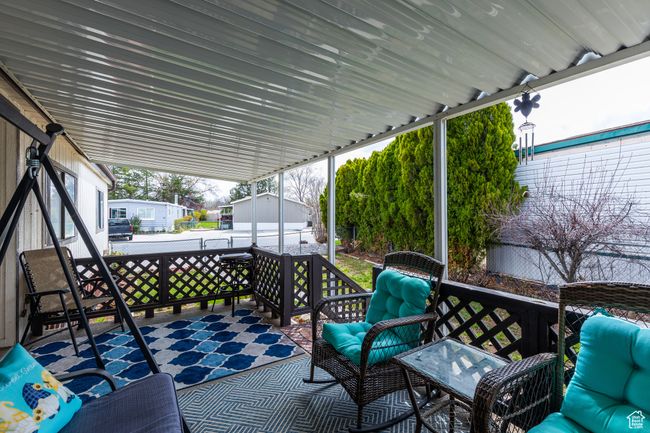 View of patio / terrace featuring fence | Image 23