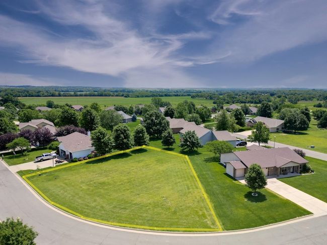 Aerial view of residential area with property parcel outlined | Image 4