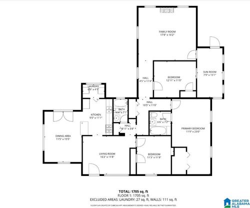 1506 Saint Paul St, Leeds, AL, 35094-1965 | Card Image