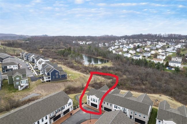 Walking trail to lake! 239 Limehouse is an end unit with walking trail to lake and view of lake from deck. | Image 35