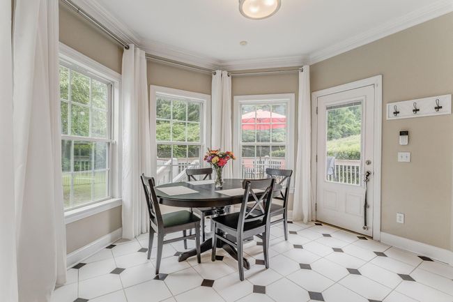 Breakfast area with access to back deck. | Image 24