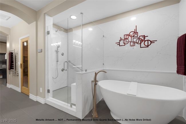 Engineered Solid Stone 86 Gallon, Double Slipper Style Tub w/ Ceramic Heating Element & Air-Jet Feature | Image 34
