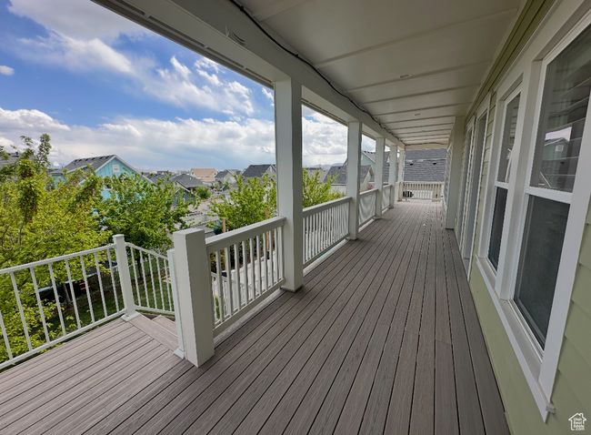 View of composite trex deck newly added for comfort and low maintenance | Image 78