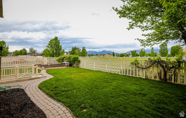 View of yard featuring a mountain view | Image 44