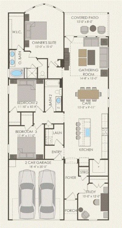 Pulte Homes, Fox Hollow floor plan | Image 2