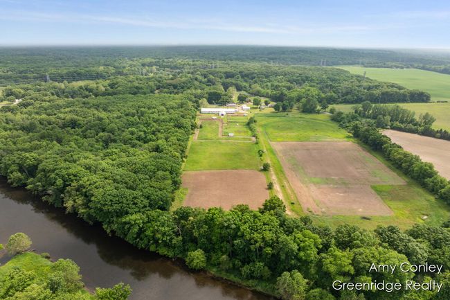KALAMAZOO RIVER FRONTAGE AT BACK OF PROPERTY | Image 4