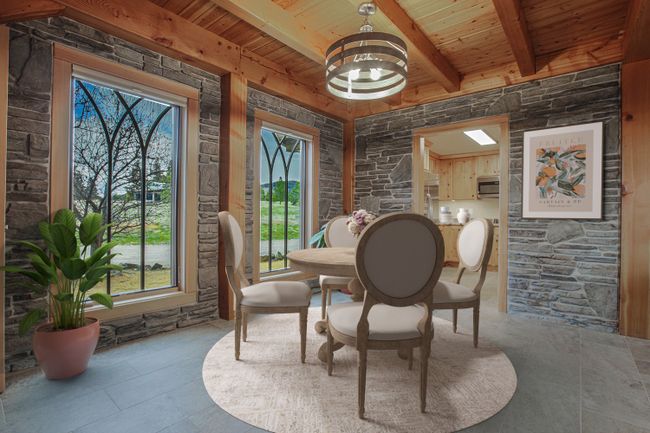 breakfast nook- digitally staged | Image 17