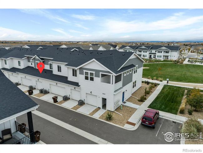 Attached ally load one car garage with space for golf cart & storage | Image 23