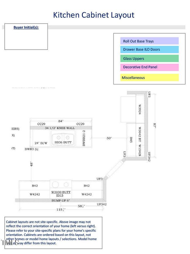 Kitchen Cabinet Layout | Image 5