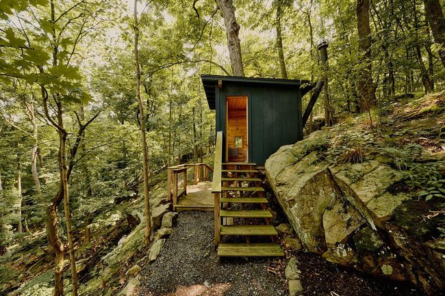 View of outbuilding with a wooded view | Image 27