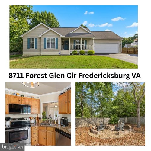 8711 Forest Glen Cir, FREDERICKSBURG, VA, 22407-8738 | Card Image