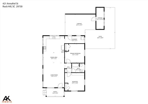 421 Annafrel St, Rock Hill, SC, 29730-5405 | Card Image