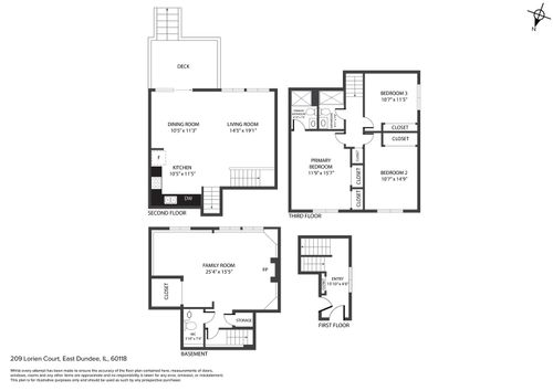 209 Lorien Ct, East Dundee, IL, 60118-1449 | Card Image