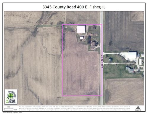 3345 County Road 400 E Road, Fisher, IL, 61843 | Card Image