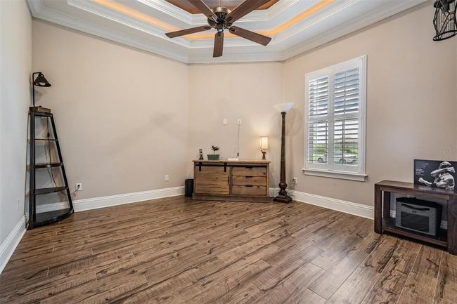 Office/Den with double tray lighted ceilings | Image 28