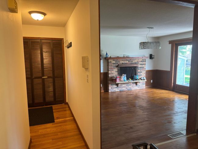 Fireplace view in dining room | Image 11