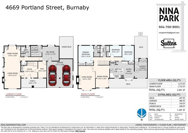 4669 Portland Street, House other with 4 bedrooms, 3 bathrooms and 2 parking in Burnaby BC | Image 2