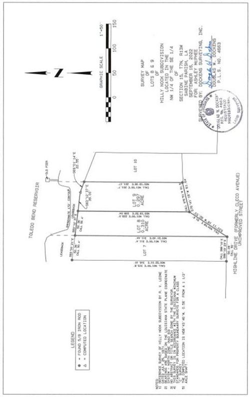 Lot 8 &amp; 9 Highline Drive, Zwolle, LA, 71486 | Card Image