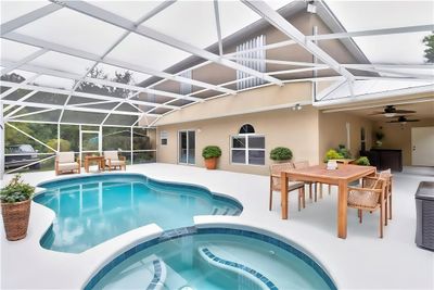 Just added a few touches to the pool area, & what a difference it makes! Dive into a refreshing oasis that's perfect for relaxation & entertaining.... | Image 3