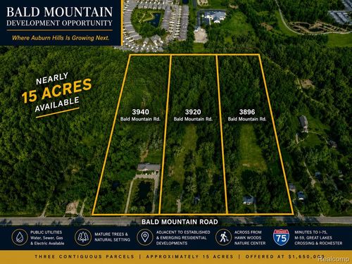 3940 3920 3896 Bald Mountain Road, Auburn Hills, MI, 48326 | Card Image