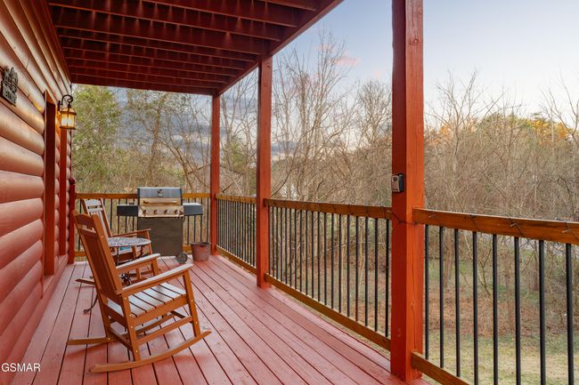 Cabin 2 front porch. | Image 26