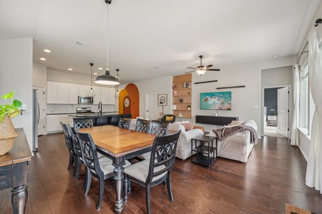 Open Floor Plan, notice the custom lighting fixtures and upgraded recessed lighting | Image 7