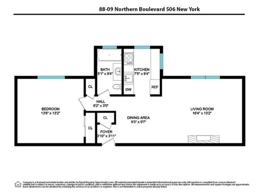 506-88-09 Northern Blvd, Jackson Heights, NY, 11372-1687 | Card Image