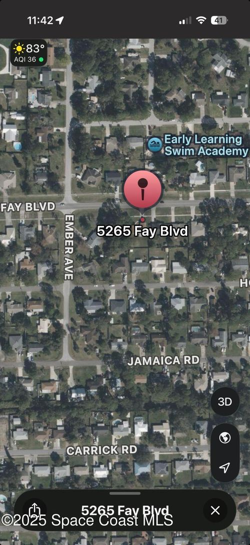 5265 Fay Blvd, Cocoa, FL, 32927-9093 | Card Image