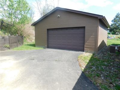 The large 2 car detached garage. | Image 3