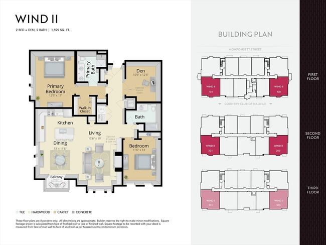 1209 - 266 Monponsett St, Condo with 2 bedrooms, 2 bathrooms and 1 parking in Halifax MA | Image 9