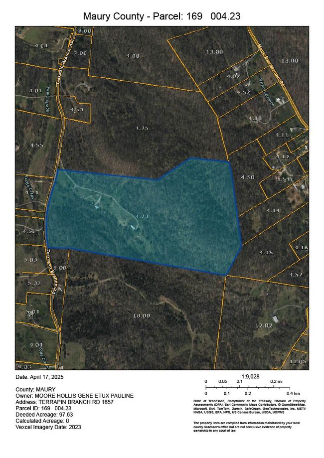 1657 Terrapin Branch Rd, House other with 3 bedrooms, 2 bathrooms and null parking in Mount Pleasant TN | Image 38
