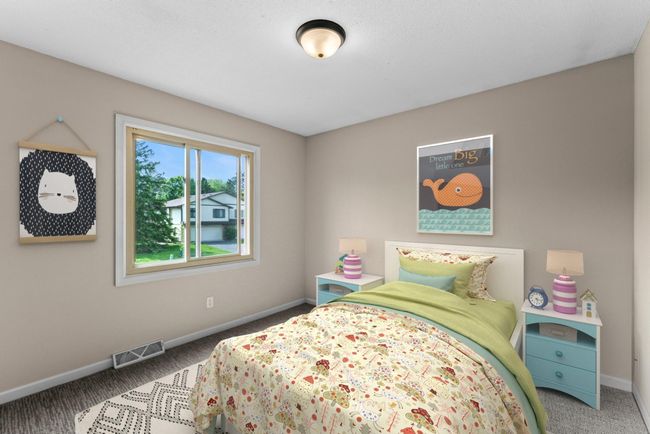 Virtually staged 2nd bedroom | Image 8