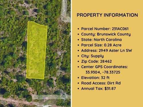 2949 Aster Ln Sw, Supply, NC, 28462-5419 | Card Image